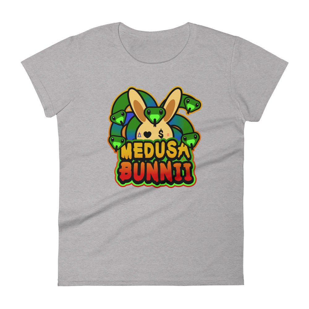 Bunnii Gang Medusa Bunnii Womens Short Sleeve T Shirt Bunniigang 