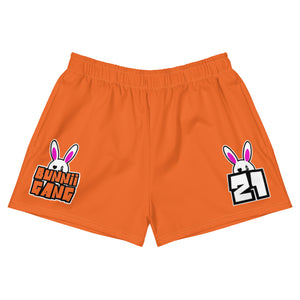 BUNNII GANG "TEAM BUNNII" ORANGE Athletic Shorts