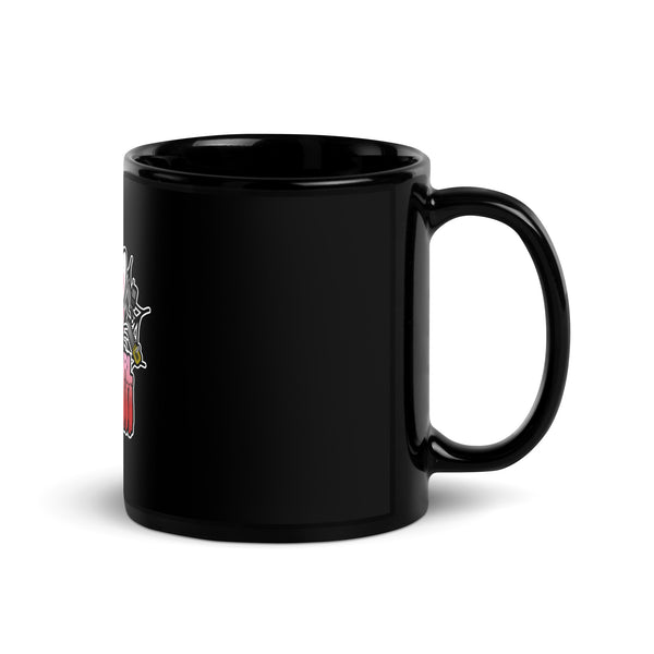 FINAL GIRL BUNNII - Black Glossy Mug