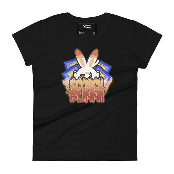 BUNNII GANG "SCORCH BUNNII" Women's short sleeve t-shirt