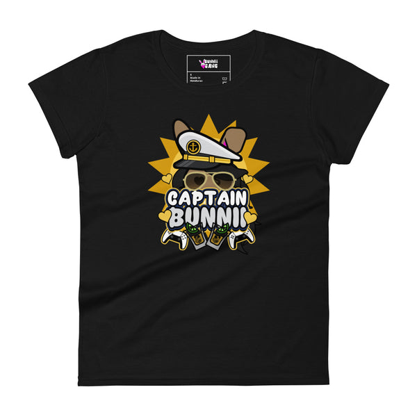 CAPTAIN BUNNII - Women's short sleeve t-shirt