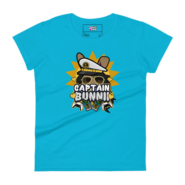 CAPTAIN BUNNII - Women's short sleeve t-shirt