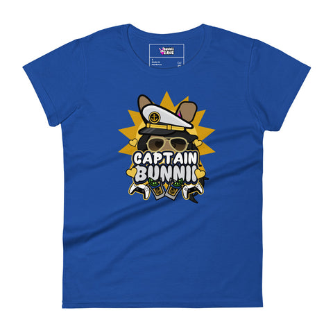 CAPTAIN BUNNII - Women's short sleeve t-shirt