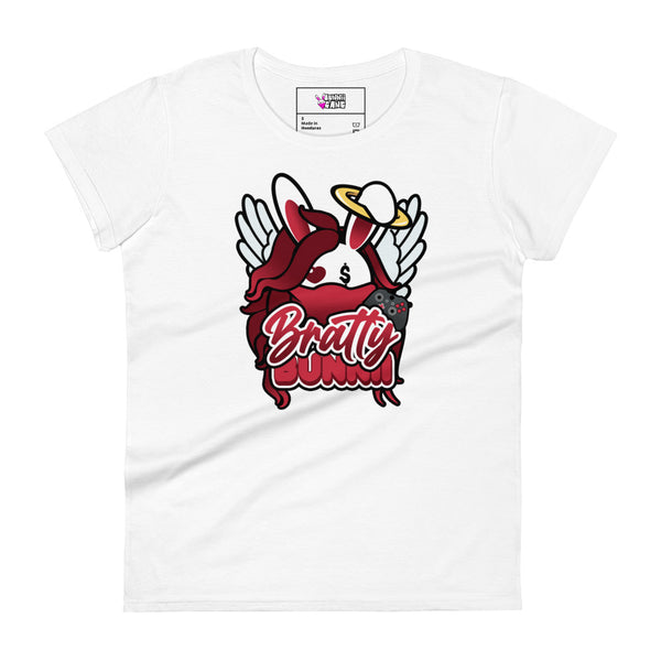 BUNNII GANG "BRATTY BUNNII" Women's short sleeve t-shirt