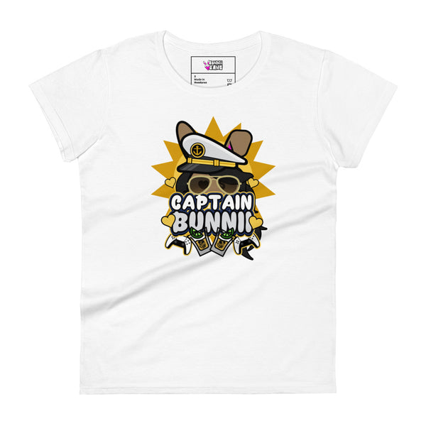 CAPTAIN BUNNII - Women's short sleeve t-shirt