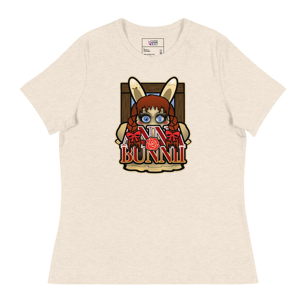 BUNNII GANG "ANNA BUNNII" Women's Relaxed T-Shirt