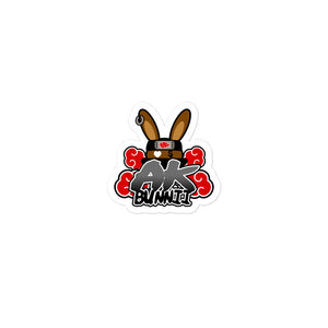 BUNNII GANG "AK BUNNII" Sticker