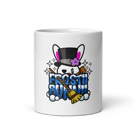 BUNNII GANG "FROSTII BUNNII" White glossy mug