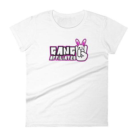 BUNNII GANG "GANG AFFILIATED" Women's short sleeve t-shirt