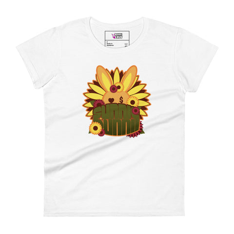 BUNNII GANG "SUNNIE BUNNII" Women's short sleeve t-shirt